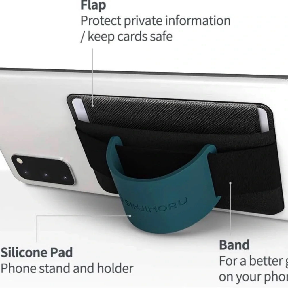 Black Phone Grip Case